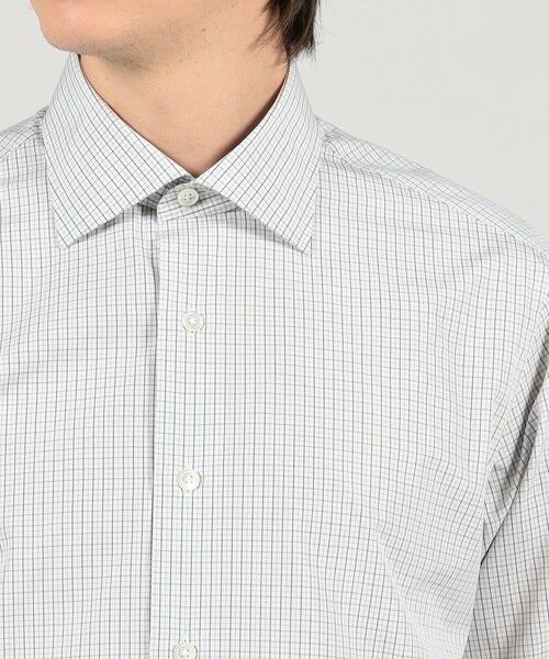 TOMORROWLAND / トゥモローランド シャツ・ブラウス | コットン ワイドスプレッドカラー チェックドレスシャツ | 詳細5