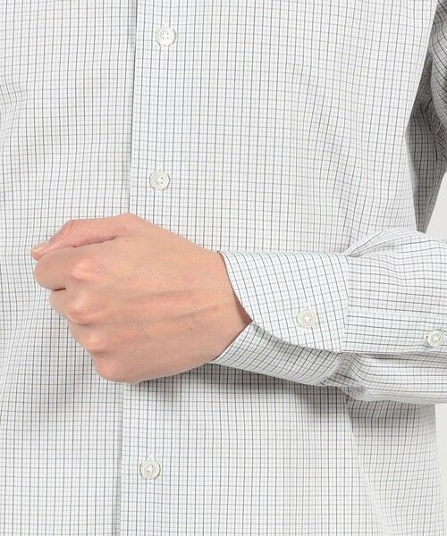 TOMORROWLAND / トゥモローランド シャツ・ブラウス | コットン ワイドスプレッドカラー チェックドレスシャツ | 詳細6