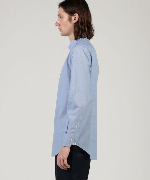 TOMORROWLAND / トゥモローランド シャツ・ブラウス | コットン ワイドスプレッドカラー ギンガムチェック ドレスシャツ | 詳細3