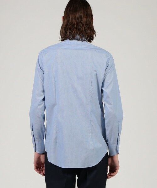 TOMORROWLAND / トゥモローランド シャツ・ブラウス | コットン ワイドスプレッドカラー ギンガムチェック ドレスシャツ | 詳細4