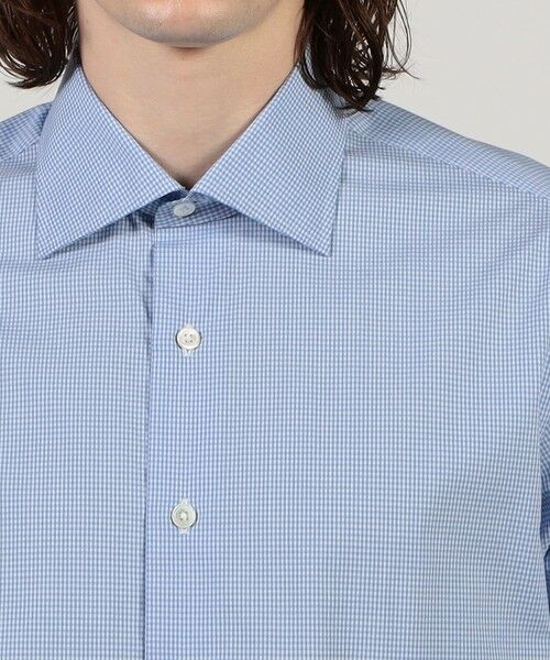 TOMORROWLAND / トゥモローランド シャツ・ブラウス | コットン ワイドスプレッドカラー ギンガムチェック ドレスシャツ | 詳細5