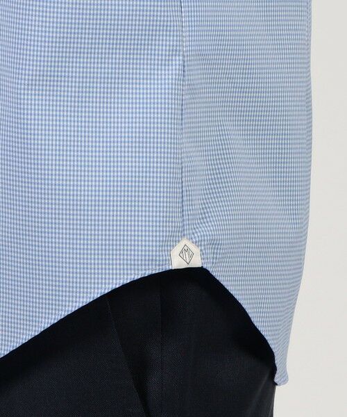 TOMORROWLAND / トゥモローランド シャツ・ブラウス | コットン ワイドスプレッドカラー ギンガムチェック ドレスシャツ | 詳細7