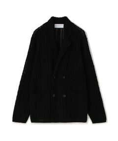 TOMORROWLAND / トゥモローランド ニット・セーター | プレミアムリネン ケーブルニットジャケット