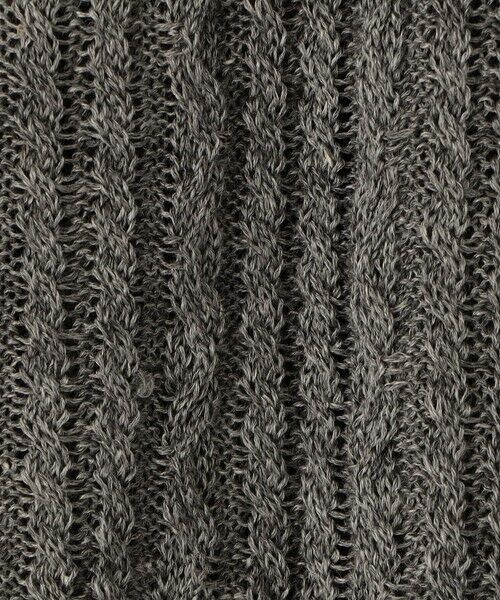 TOMORROWLAND / トゥモローランド ニット・セーター | プレミアムリネン ケーブルニットジャケット | 詳細10