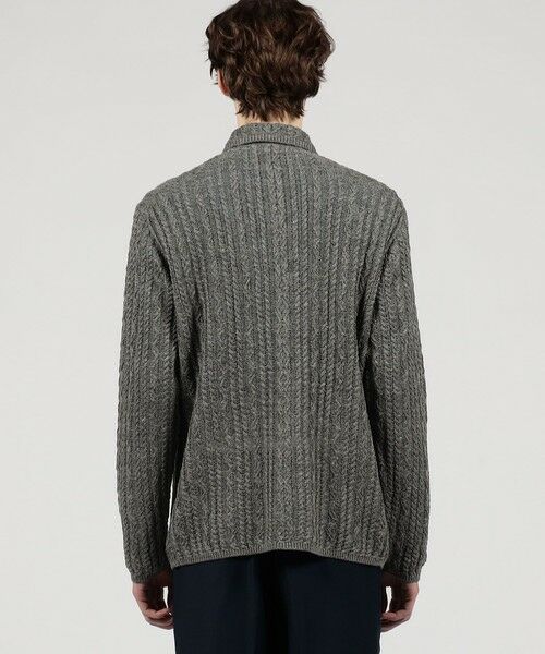 TOMORROWLAND / トゥモローランド ニット・セーター | プレミアムリネン ケーブルニットジャケット | 詳細4
