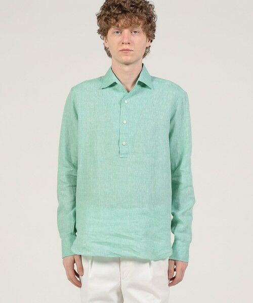 TOMORROWLAND / トゥモローランド シャツ・ブラウス | Maria Santangelo リネン ワンピースカラー プルオーバーシャツ | 詳細2