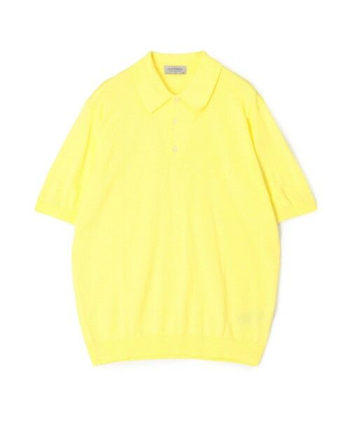 TOMORROWLAND/トゥモローランド JOHN SMEDLEY ISIS コットン ポロカラーニット 25 イエロー M TOMORROWLAND/トゥモローランド JOHN SMEDLEY ISIS コットン ポロカラーニット 25 イエロー M
