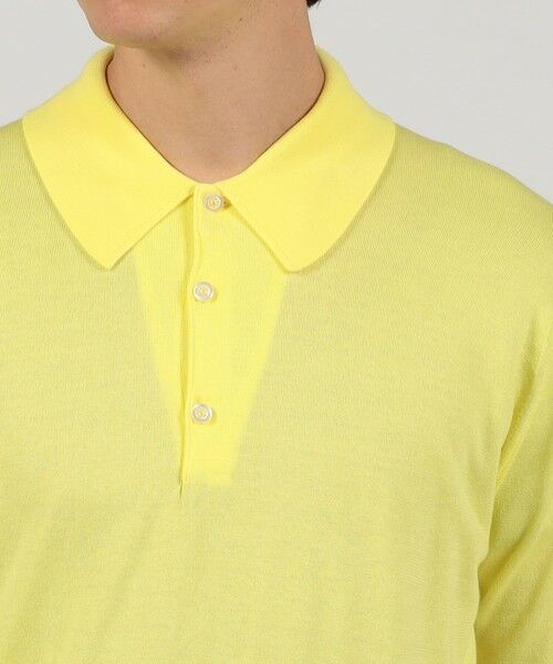 TOMORROWLAND / トゥモローランド ニット・セーター | JOHN SMEDLEY  ISIS コットン ポロカラーニット | 詳細5