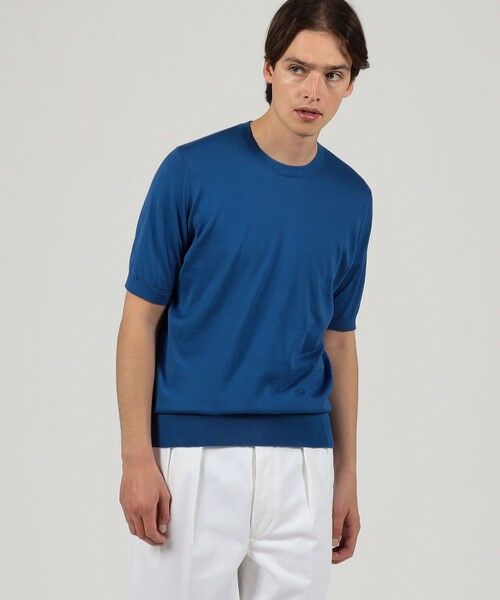 TOMORROWLAND / トゥモローランド ニット・セーター | JOHN SMEDLEY KEMPTON コットン クルーネックニット | 詳細1