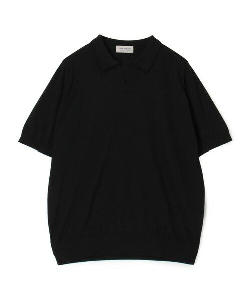 TOMORROWLAND/トゥモローランド JOHN SMEDLEY DONNELLY コットン スキッパーニット 19 ブラック L TOMORROWLAND/トゥモローランド JOHN SMEDLEY DONNELLY コットン スキッパーニット 19 ブラック L