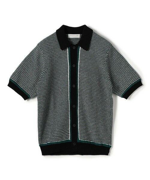 TOMORROWLAND/トゥモローランド TOMORROWLAND Tricot マーセライズコットン ハーフスリーブニット 18 ブラック系 S TOMORROWLAND/トゥモローランド TOMORROWLAND Tricot マーセライズコットン ハーフスリーブニット 18 ブラック系 S