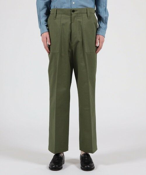TOMORROWLAND / トゥモローランド チノ・ワークパンツ | コットンツイル ベイカーパンツ | 詳細2