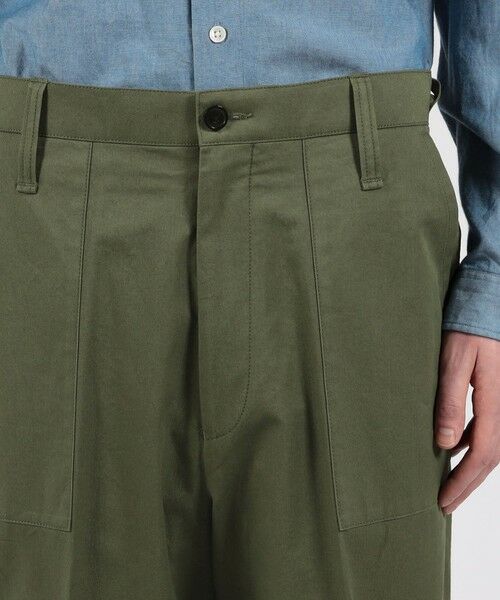 TOMORROWLAND / トゥモローランド チノ・ワークパンツ | コットンツイル ベイカーパンツ | 詳細5