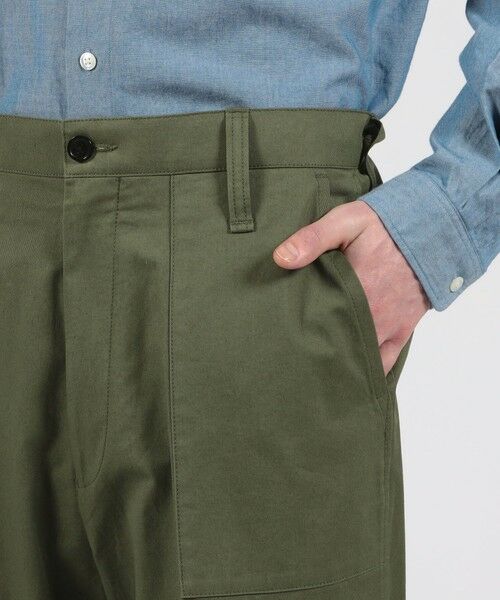 TOMORROWLAND / トゥモローランド チノ・ワークパンツ | コットンツイル ベイカーパンツ | 詳細7