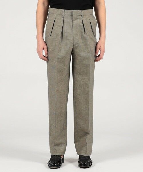 TOMORROWLAND / トゥモローランド スラックス・ドレスパンツ | ウールモヘヤ 2プリーツ ワイドストレートスラックス | 詳細2