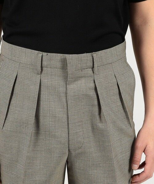 TOMORROWLAND / トゥモローランド スラックス・ドレスパンツ | ウールモヘヤ 2プリーツ ワイドストレートスラックス | 詳細5