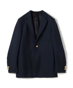 ウールモヘアヤ シングルブレステッド 3Bジャケット