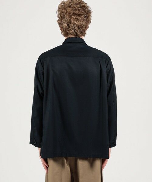 TOMORROWLAND / トゥモローランド ブルゾン | シルクカルゼ シャツジャケット | 詳細4