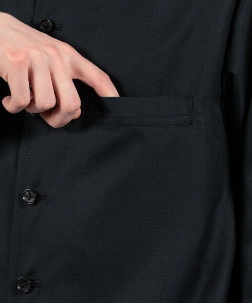 TOMORROWLAND / トゥモローランド ブルゾン | シルクカルゼ シャツジャケット | 詳細9