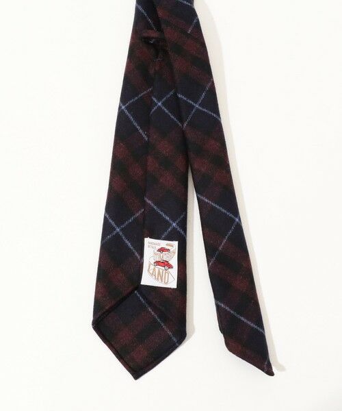 TOMORROWLAND / トゥモローランド ネクタイ | TOMORROWLAND MADE IN ITALY ウール チェック ネクタイ | 詳細2