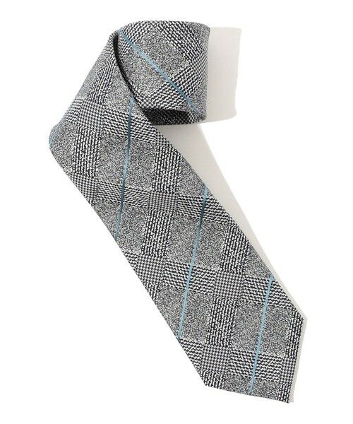 TOMORROWLAND / トゥモローランド ネクタイ | TOMORROWLAND シルク チェックネクタイ | 詳細1