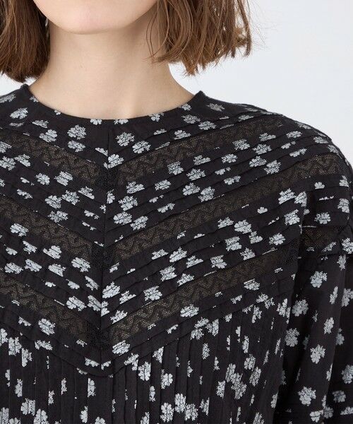 TOMORROWLAND / トゥモローランド シャツ・ブラウス（半袖以外） | コットンボイルプリント ピンタックフリルブラウス | 詳細5