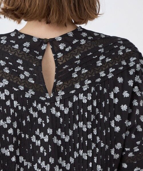 TOMORROWLAND / トゥモローランド シャツ・ブラウス（半袖以外） | コットンボイルプリント ピンタックフリルブラウス | 詳細6