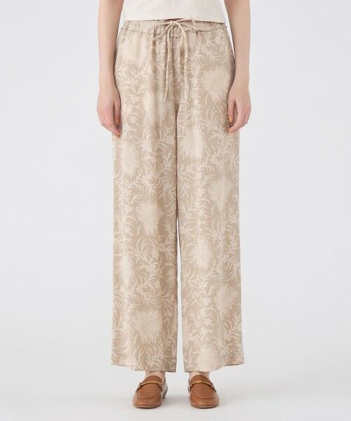 TOMORROWLAND / トゥモローランド その他パンツ | レーヨンツイルプリント イージーストレートパンツ | 詳細2