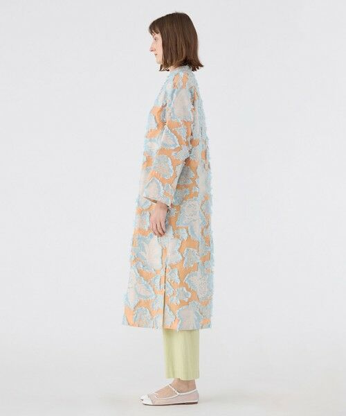 TOMORROWLAND / トゥモローランド ロング・マキシ丈ワンピース | カットジャカード バンドカラーシャツワンピース | 詳細2