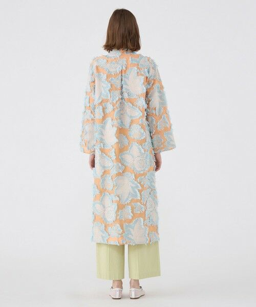 TOMORROWLAND / トゥモローランド ロング・マキシ丈ワンピース | カットジャカード バンドカラーシャツワンピース | 詳細3