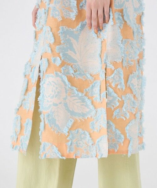 TOMORROWLAND / トゥモローランド ロング・マキシ丈ワンピース | カットジャカード バンドカラーシャツワンピース | 詳細6