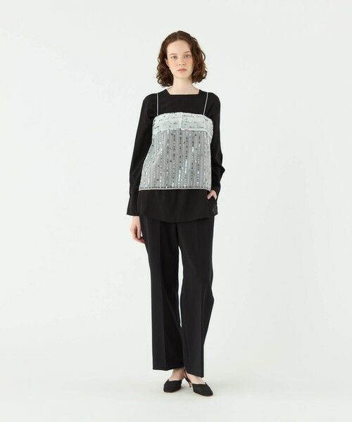 TOMORROWLAND / トゥモローランド その他トップス | ドロップスパングルエンブロイダリー キャミソールブラウス | 詳細1