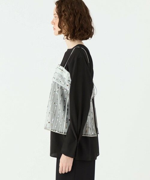 TOMORROWLAND / トゥモローランド その他トップス | ドロップスパングルエンブロイダリー キャミソールブラウス | 詳細3