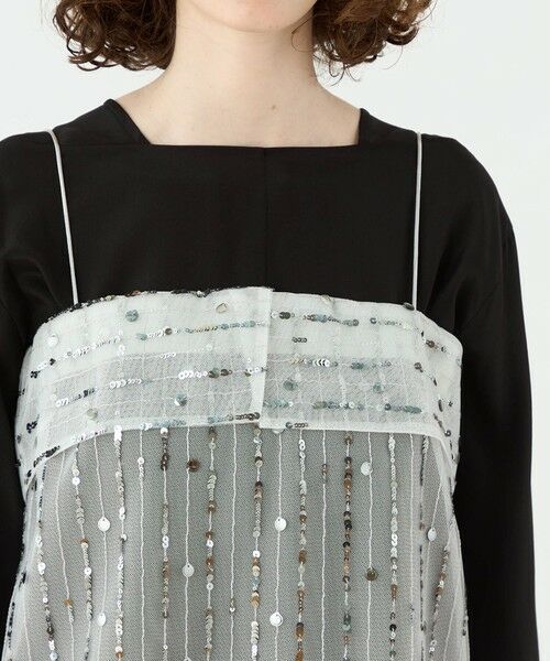 TOMORROWLAND / トゥモローランド その他トップス | ドロップスパングルエンブロイダリー キャミソールブラウス | 詳細5