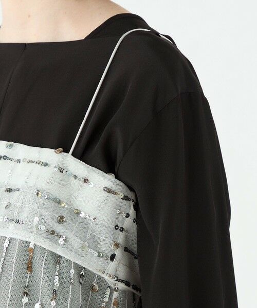 TOMORROWLAND / トゥモローランド その他トップス | ドロップスパングルエンブロイダリー キャミソールブラウス | 詳細7