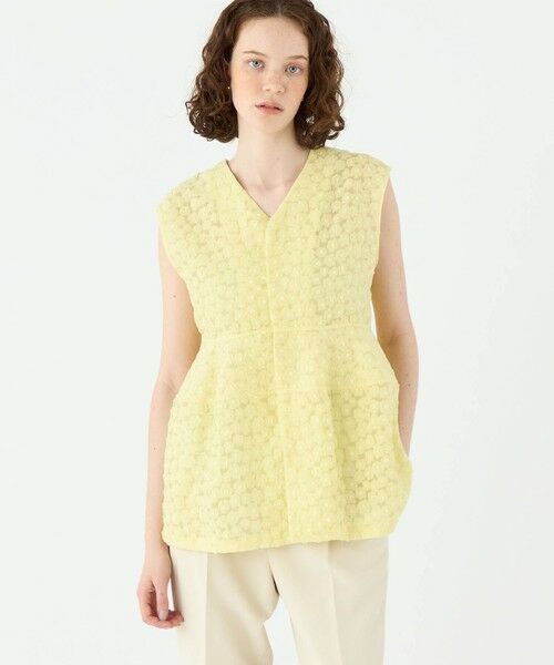 TOMORROWLAND / トゥモローランド シャツ・ブラウス | アリッサムカットジャカード バレルヘムブラウス | 詳細9