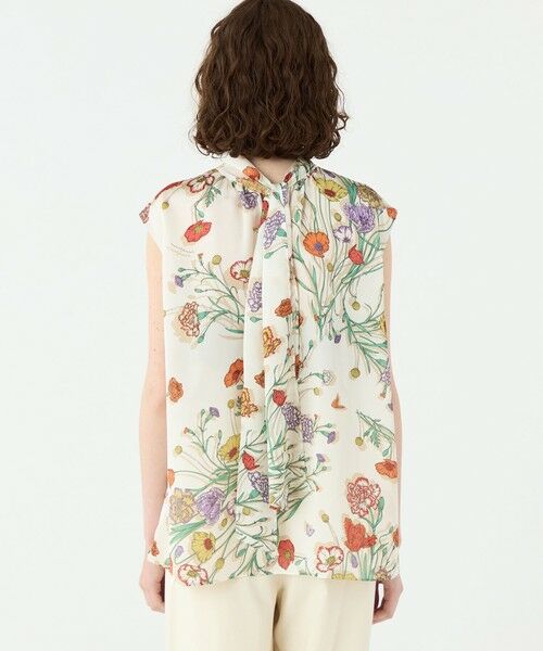 TOMORROWLAND / トゥモローランド シャツ・ブラウス | 【別注】manipuri for Ballsey Collage Bloom バックボウタイブラウス | 詳細4