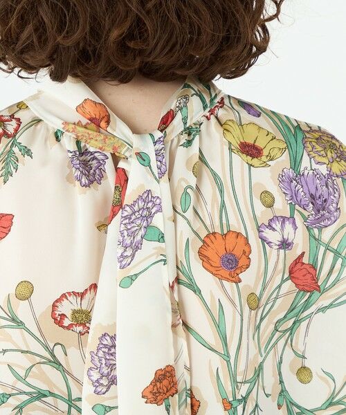 TOMORROWLAND / トゥモローランド シャツ・ブラウス | 【別注】manipuri for Ballsey Collage Bloom バックボウタイブラウス | 詳細6