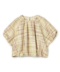 TOMORROWLAND / トゥモローランド シャツ・ブラウス | モザイクツイード パフブラウス