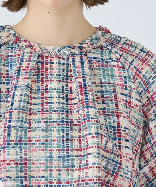 TOMORROWLAND / トゥモローランド シャツ・ブラウス | モザイクツイード パフブラウス | 詳細5
