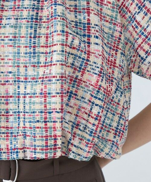 TOMORROWLAND / トゥモローランド シャツ・ブラウス | モザイクツイード パフブラウス | 詳細8
