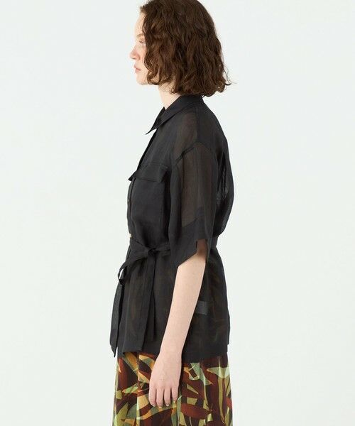 TOMORROWLAND / トゥモローランド シャツ・ブラウス | パナマラミー ビッグシャツブラウス | 詳細3