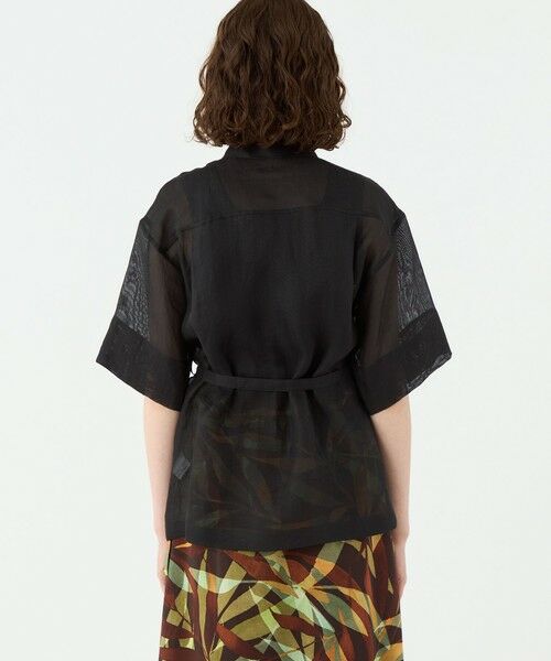 TOMORROWLAND / トゥモローランド シャツ・ブラウス | パナマラミー ビッグシャツブラウス | 詳細4