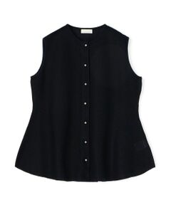 パールメッシュコンビ ペプラムプルオーバー