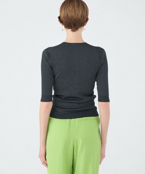 TOMORROWLAND / トゥモローランド カーディガン・ボレロ | マーセライズドコットン クルーネックカーディガン | 詳細4