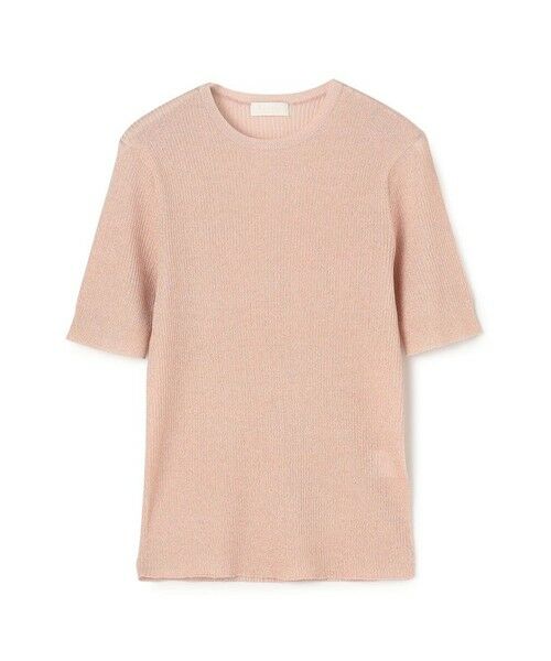 TOMORROWLAND / トゥモローランド ニット・セーター | マーセライズドコットン クルーネックプルオーバー（31 ライトピンク）