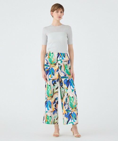 【売れ筋】VALENTINO スポンジコットンクルーネックプルオーバー サスティナブルコットンナイロン クルーネックワイドプル