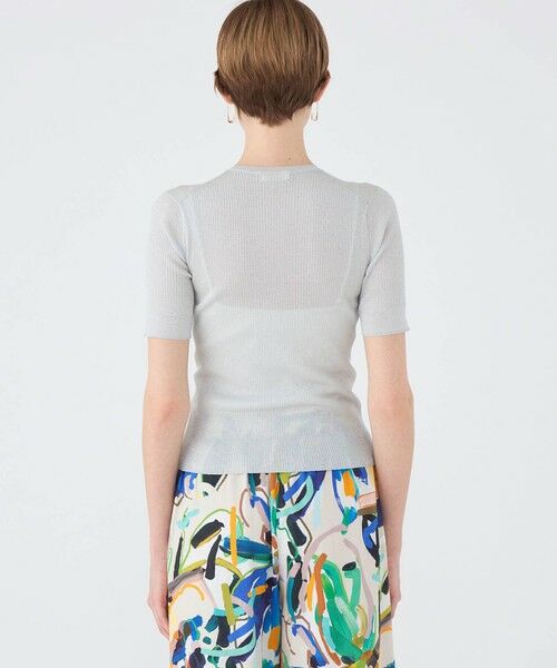 TOMORROWLAND / トゥモローランド ニット・セーター | マーセライズドコットン クルーネックプルオーバー | 詳細4