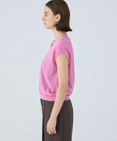 TOMORROWLAND / トゥモローランド ニット・セーター | サスティナブルコットンナイロン Vネックノースリーブプルオーバー | 詳細3