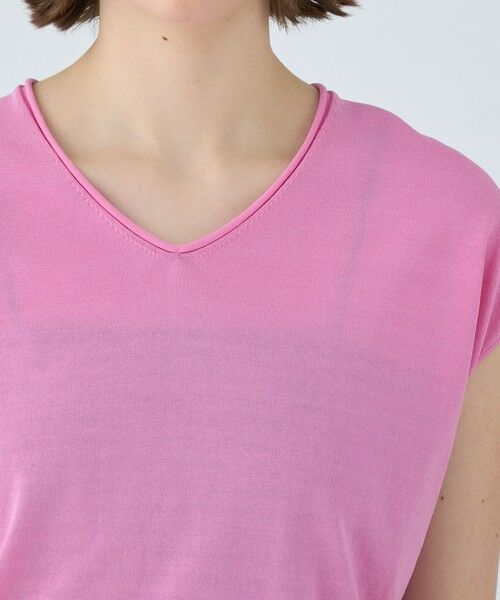 TOMORROWLAND / トゥモローランド ニット・セーター | サスティナブルコットンナイロン Vネックノースリーブプルオーバー | 詳細5